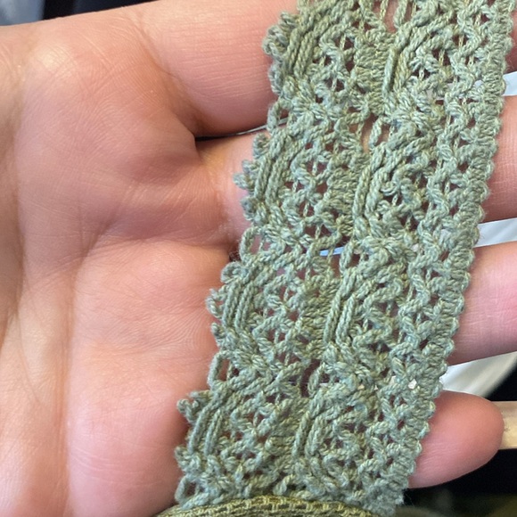 Forever 21 SZ 1XL Green Croo Crochet Tank Top NWT - Picture 4 of 6